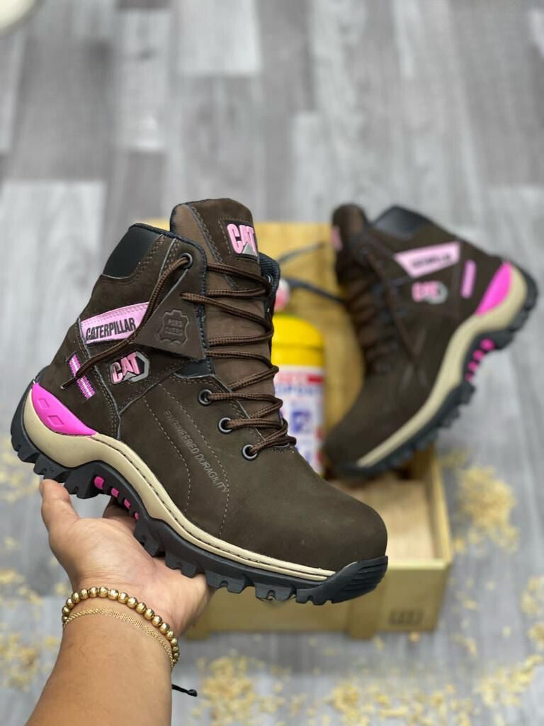 CATERPILLAR CUERO PUNTA DE ACERO DILECTRICAS -DAMA