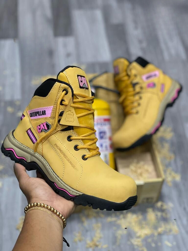 CATERPILLAR CUERO PUNTA DE ACERO DILECTRICAS -DAMA