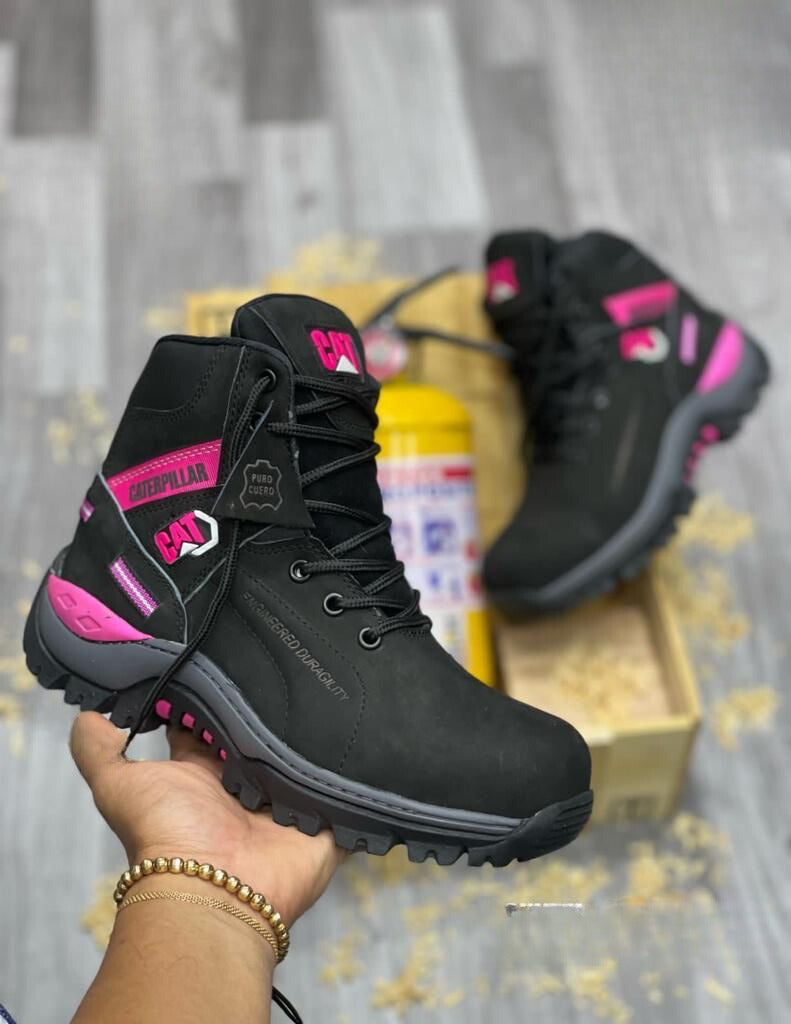 CATERPILLAR CUERO PUNTA DE ACERO DILECTRICAS -DAMA