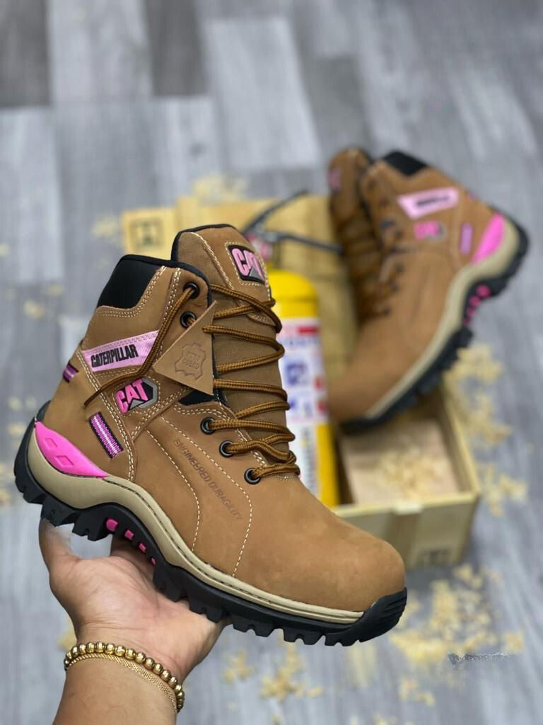 CATERPILLAR CUERO PUNTA DE ACERO DILECTRICAS -DAMA